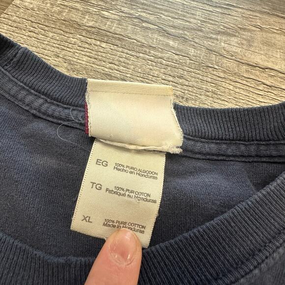 2007 Majestic Cleveland Indians Tribe Time World Series Blue Mens XL T-shirt y2k - Picture 6 of 10